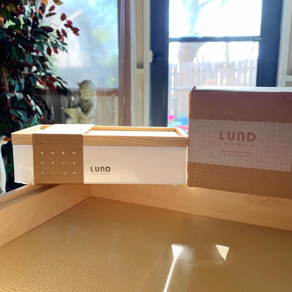 Lund London Nordic Large Box, White